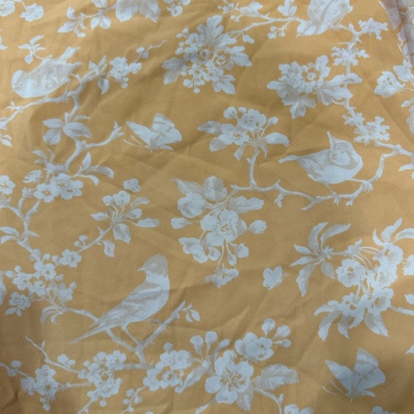 Abercrombie & Fitch Womens Floral Bird Wrap Maxi Skirt Yellow XL - Picture 8 of 8